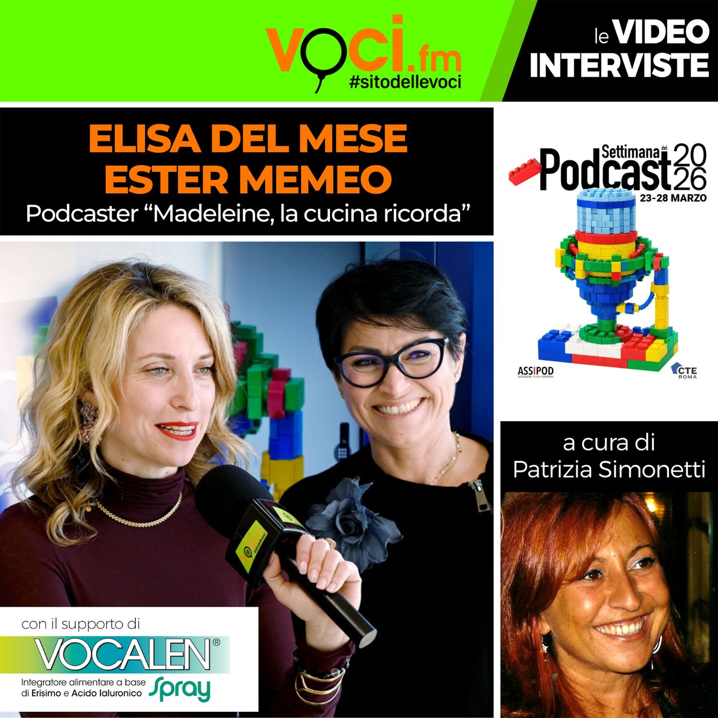 ELISA DEL MESE e ESTER MEMEO su VOCI.fm (SETTIMANA DEL PODCAST 2026) - clicca play e ascolta l'intervista episode artwork