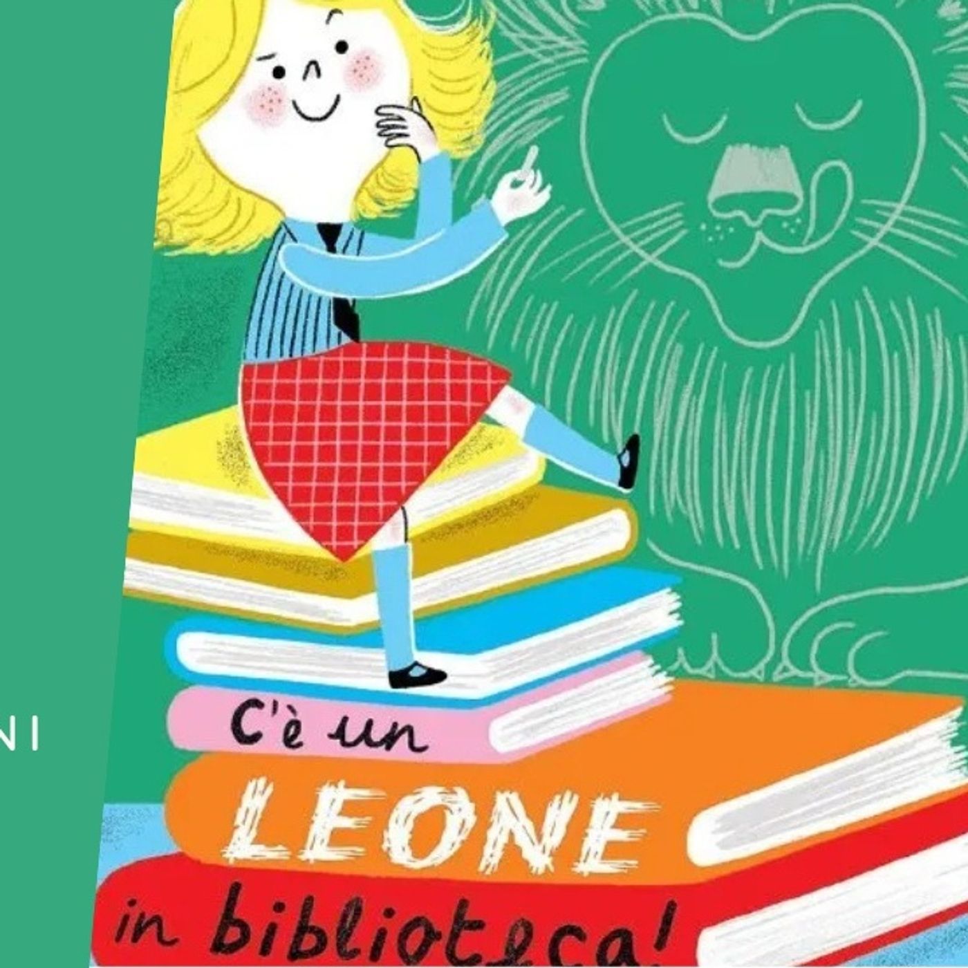 C'è un leone in biblioteca