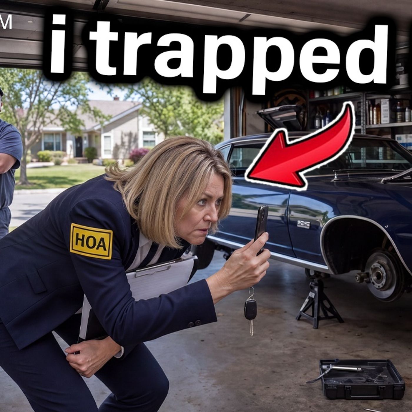 r/MaliciousCompliance HOA Karen Called 911 Over my Garage Keys.. so I set a Trap and Watched!