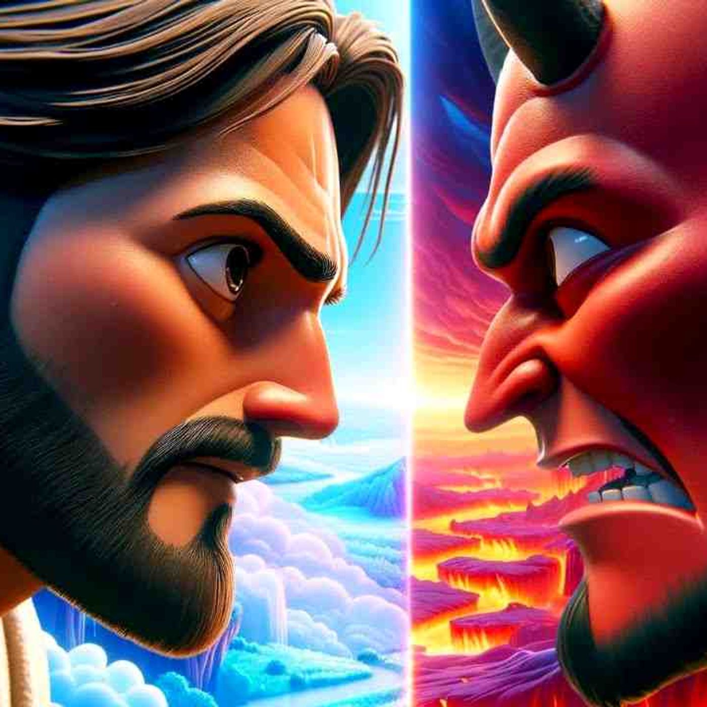 Jesus VS Satan _ AI Animation episode artwork