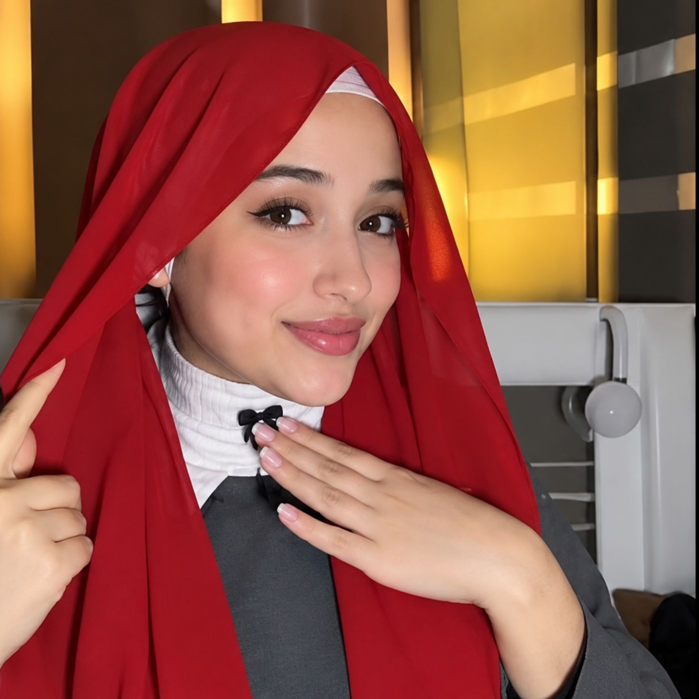 🧕❤️ ديما كام تكشف عن طريقة جديدة لارتداء الحجاب وتشارك نصائحها للبن� (1)
