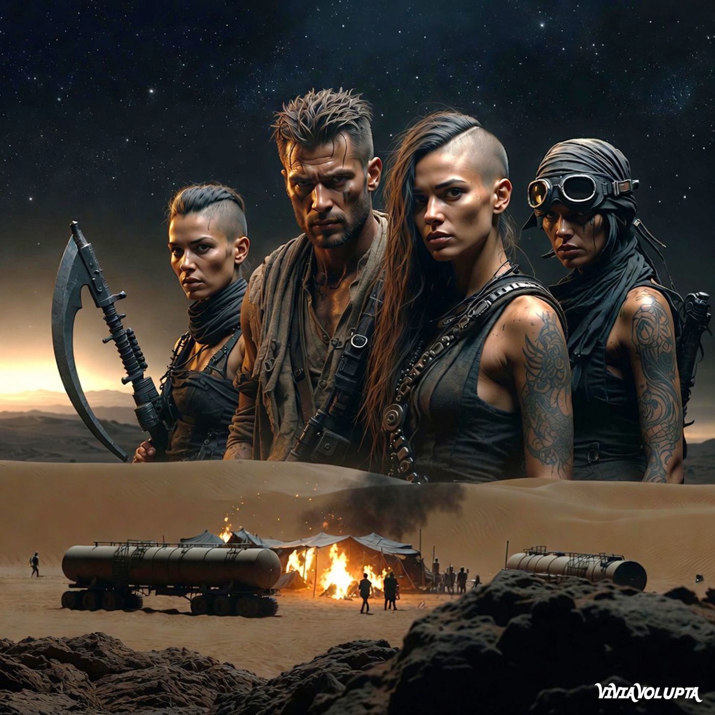 The Last Mechanic - Post-Apocalyptic Harem Erotica - Full Length Audiobook - Parts 1, 2 & 3