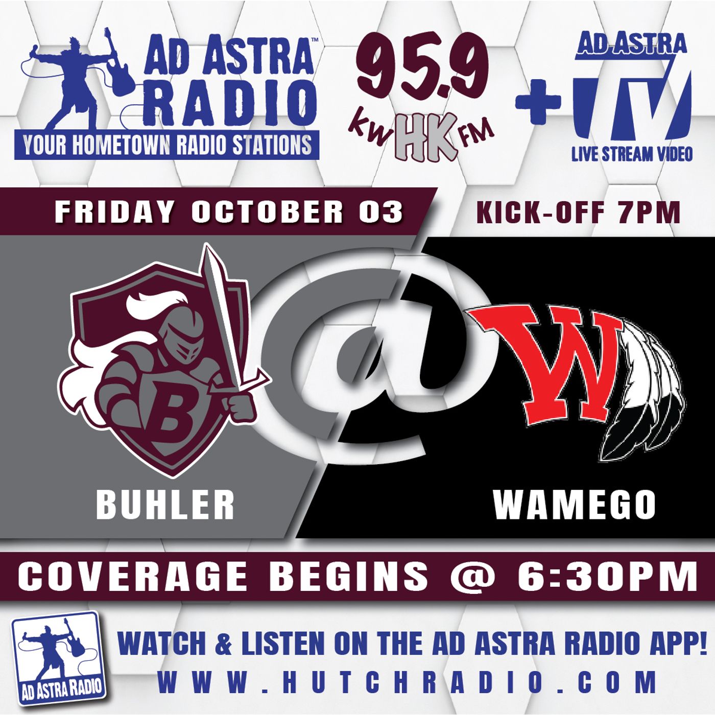 Buhler Crusaders at Wamego Red Raiders Football (October 3, 2025) episode artwork