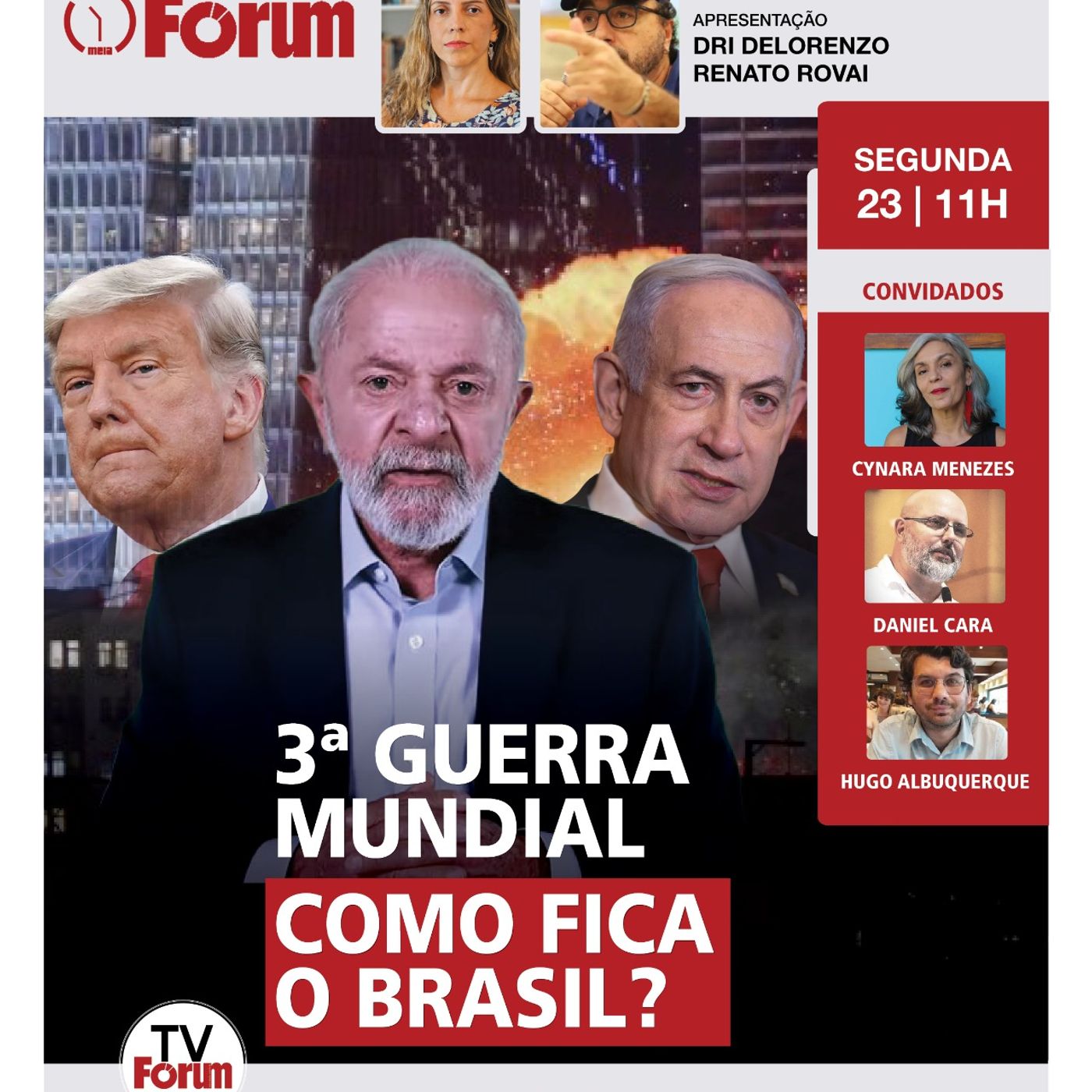 Irã sofre ataques e promete punição a Israel e EUA; como fica o Brasil numa possível 3ª guerra ? episode artwork