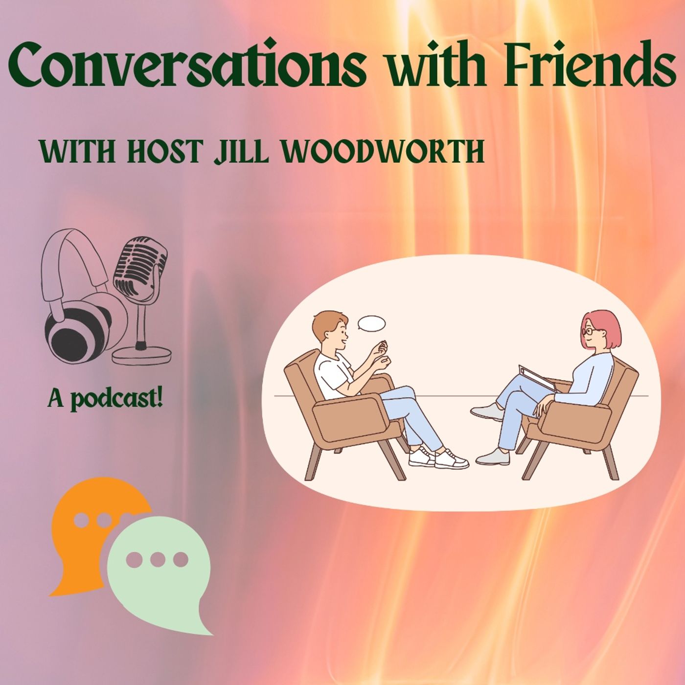 Conversations with Friends podcast artwork