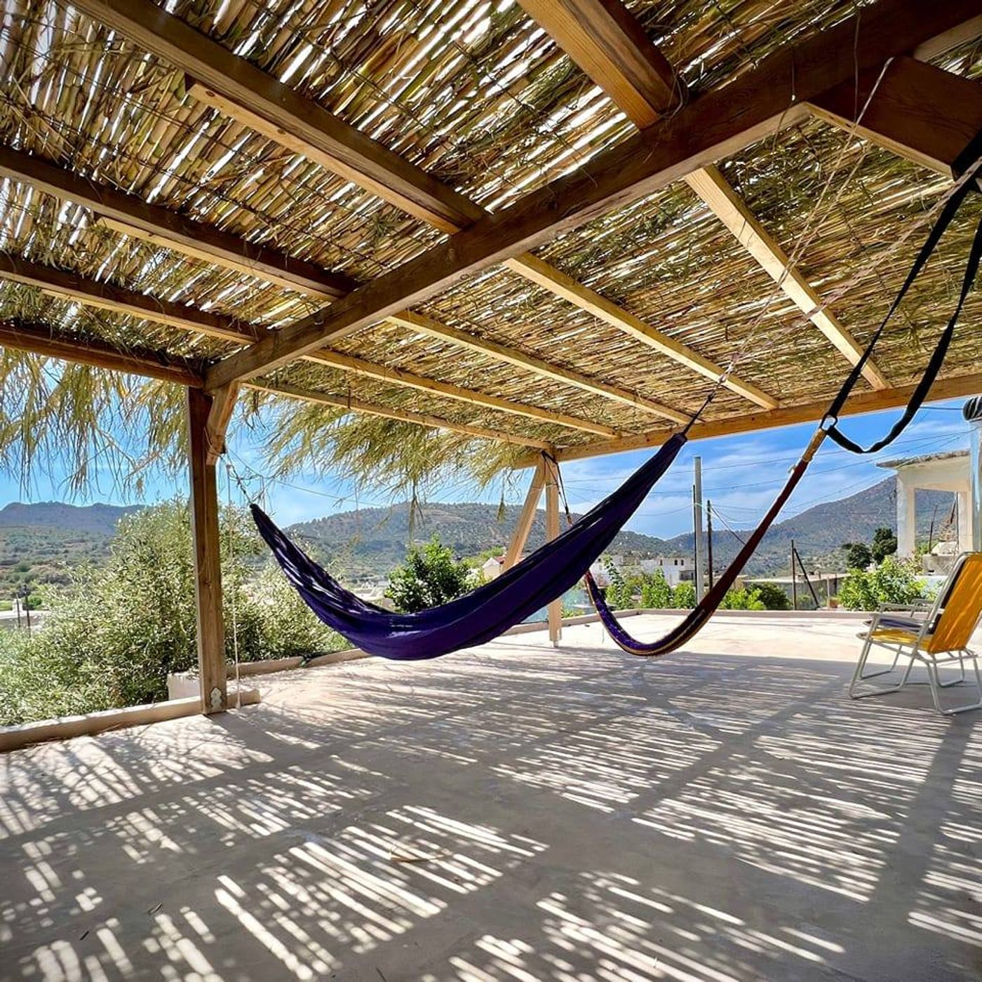 La Maison Bleue Stay in Zaros Village Cr podcast artwork