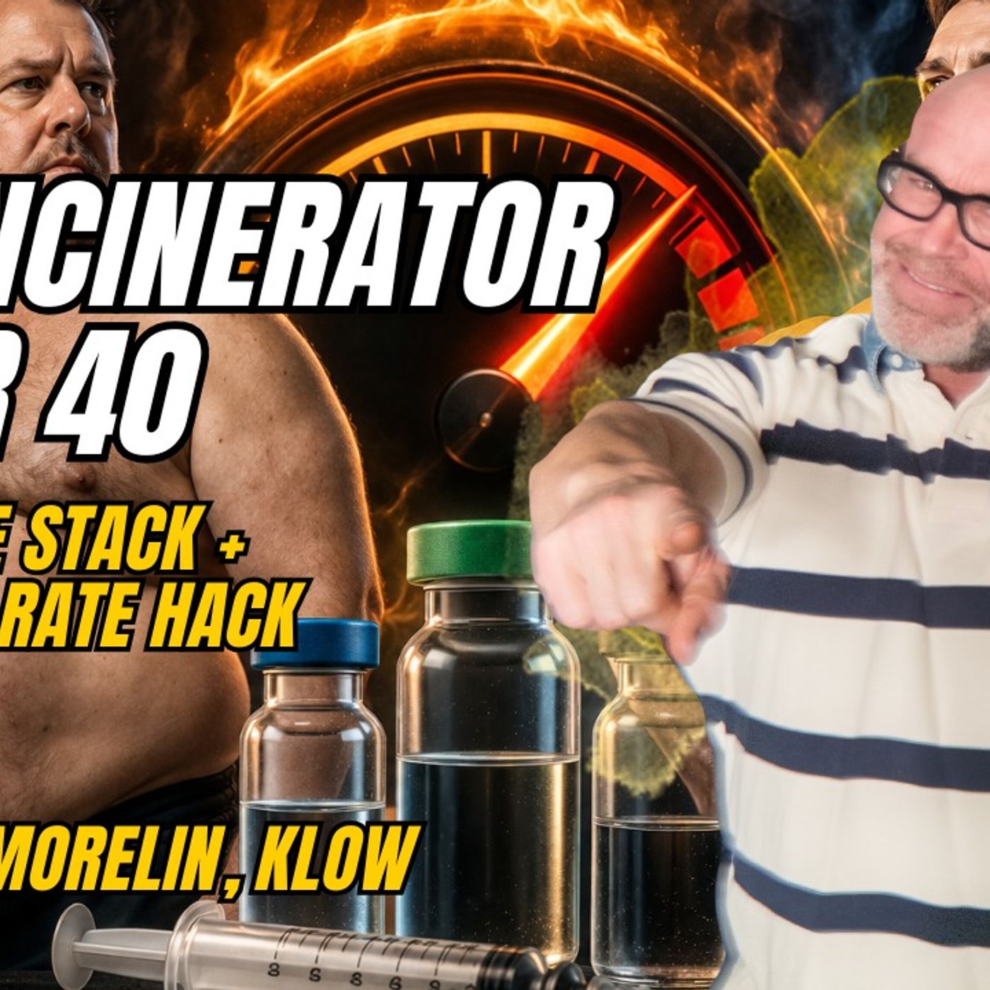 FAT INCINERATOR After 40: The Peptide Stack + Metabolic Rate Hack (Retta, Tesamorelin, KLOW) episode artwork