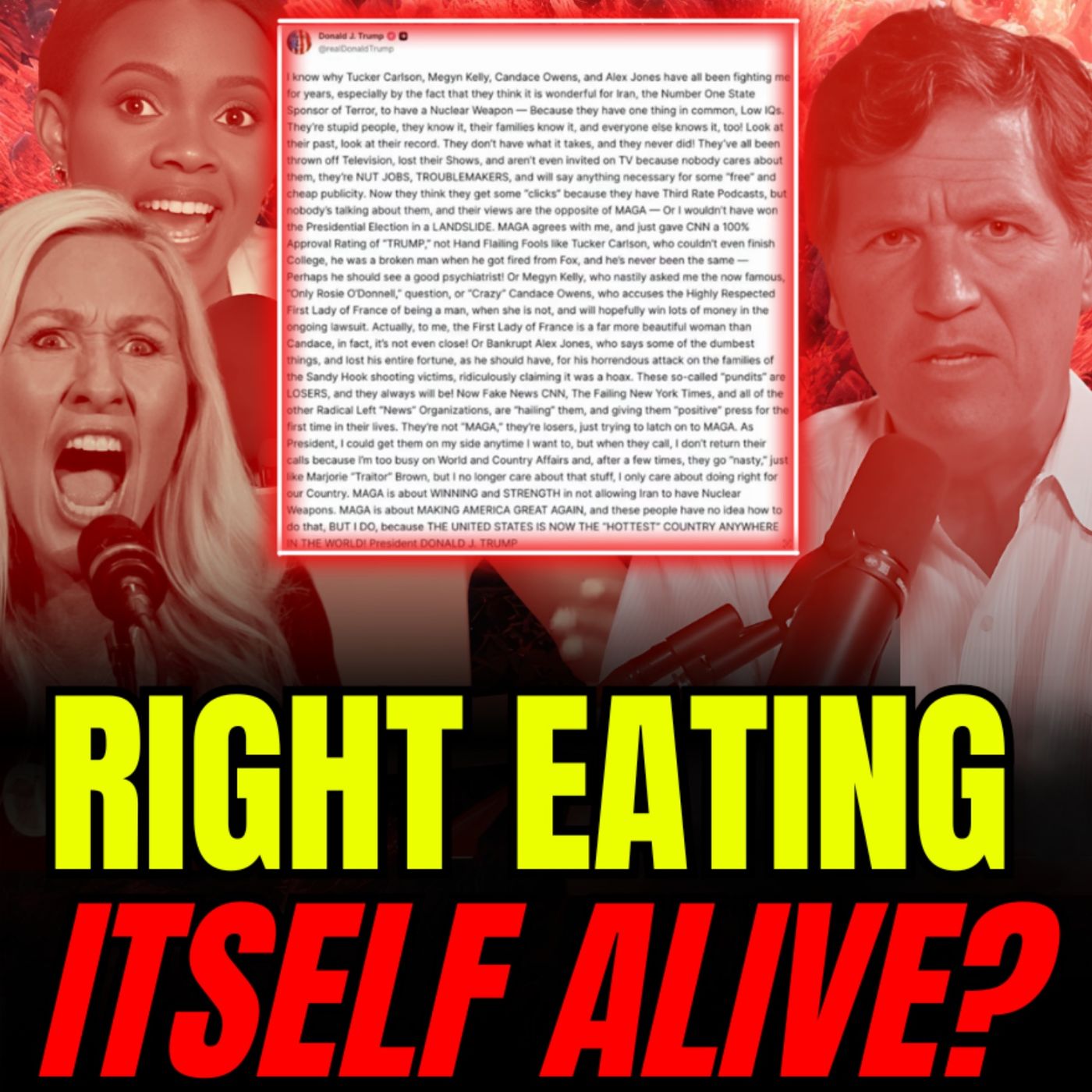 Trump TORCHES Tucker, MTG & Candace, Fetterman Defends Military & California Fraud Explodes