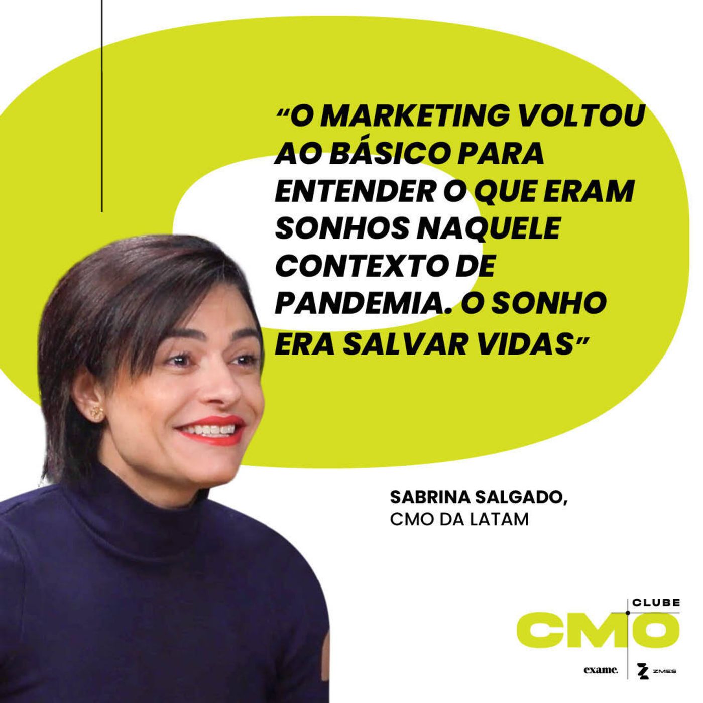Clube CMO Ep #2 - Sabrina Salgado, da Latam, fala sobre liderança e do trabalho de marketing durante a pandemia Clube CMO Ep #2 - Sabrina Salgado, da Latam, fala sobre liderança e do trabalho de marketing durante a pandemia
