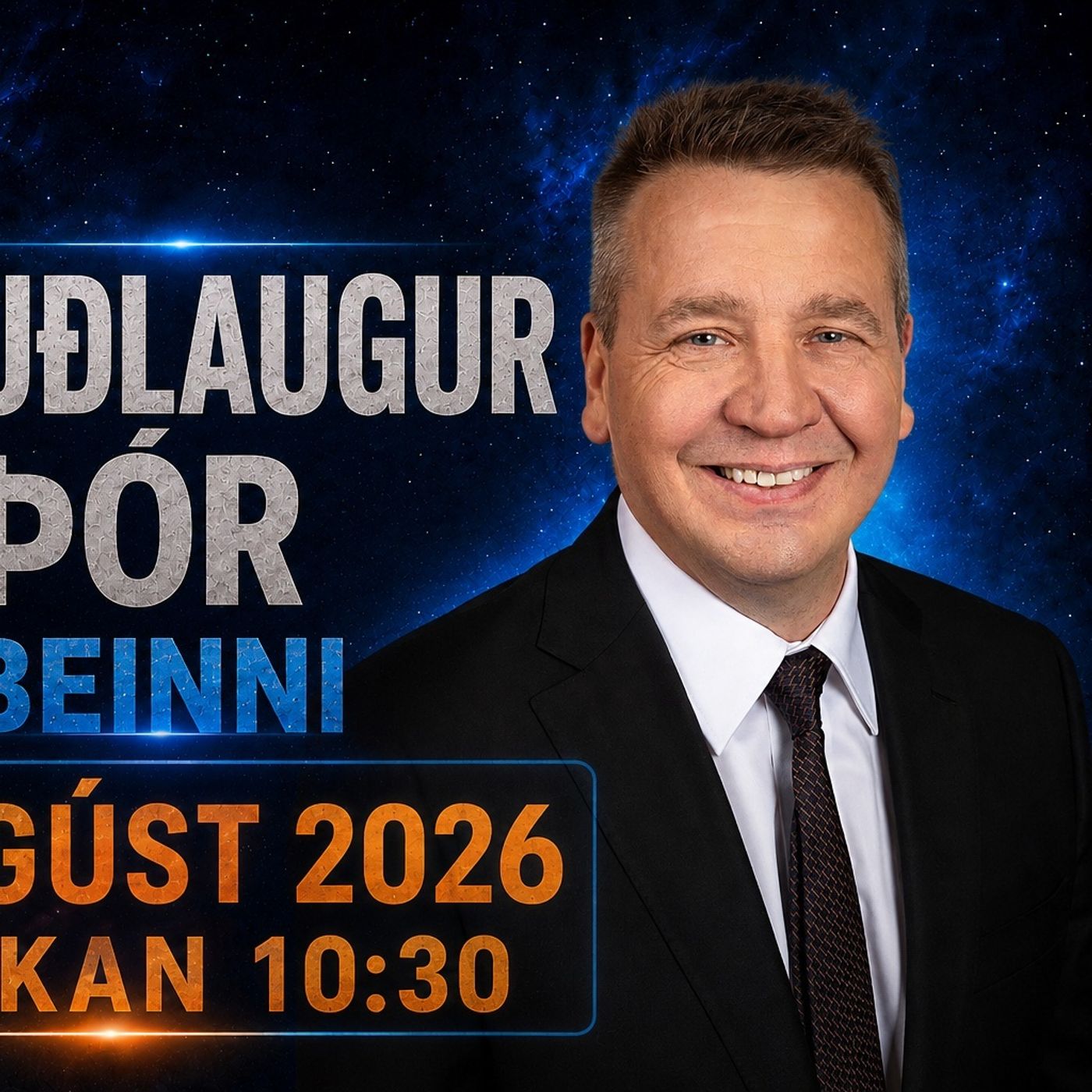 Guðlaugur Þór í beinni útsendingu 25. ágúst 2026 episode artwork