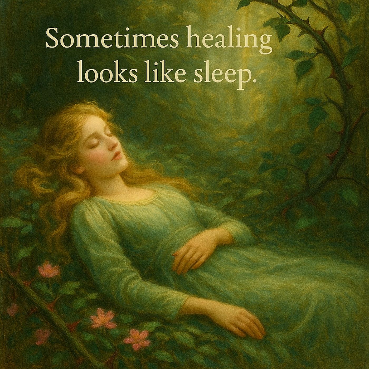 Sometimes healing looks like sleep.