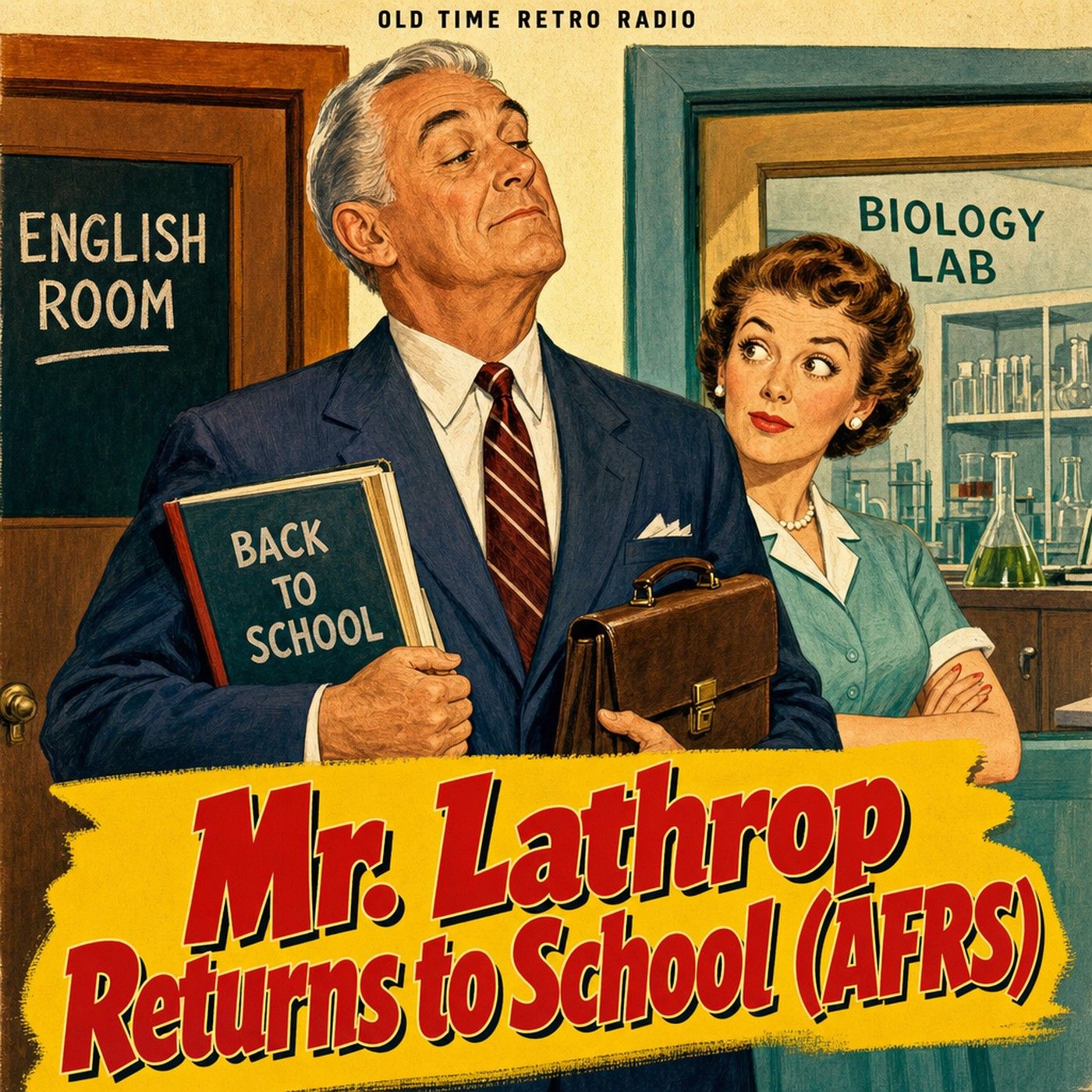 Our Miss Brooks - "Mr. Lathrop Returns to School (AFRS)" (1954) episode artwork