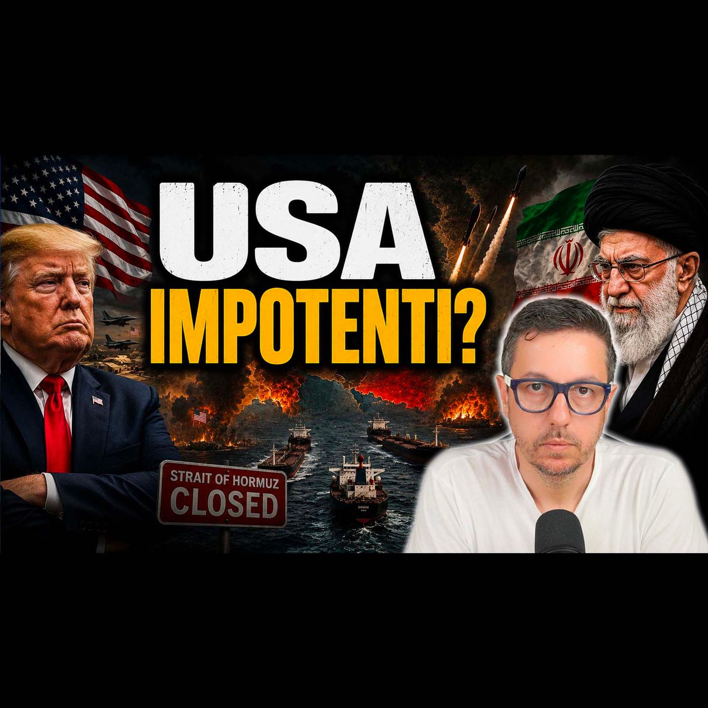 IRAN: BASI USA COLPITE E HORMUZ CHIUSO