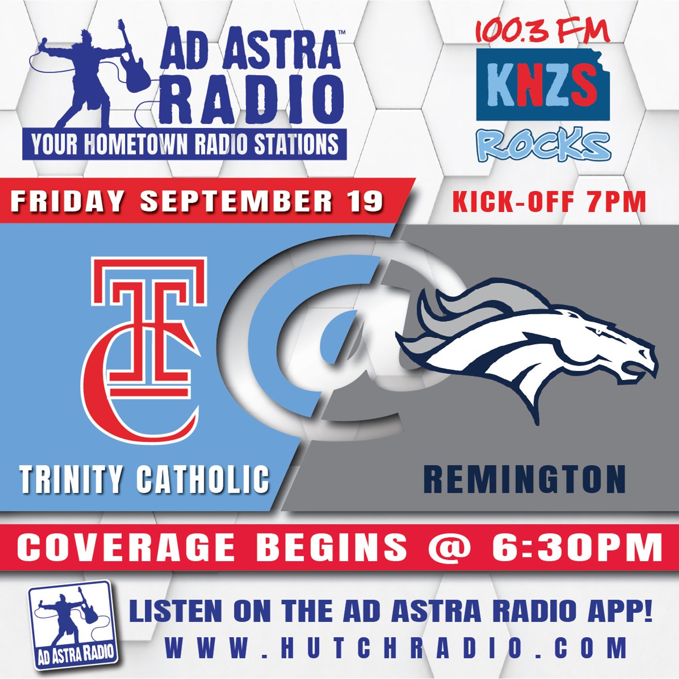 Trinity Celtics at Remington Broncos Football (September 19, 2025) episode artwork