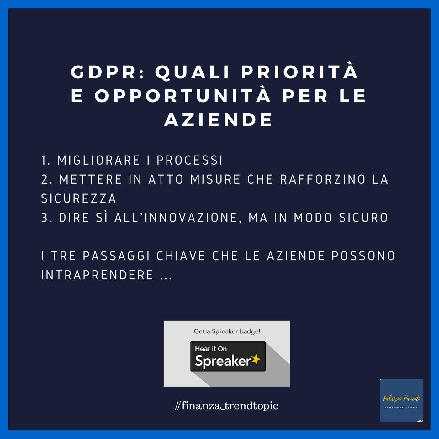 Fabrizio Paventi - Professional Trainer