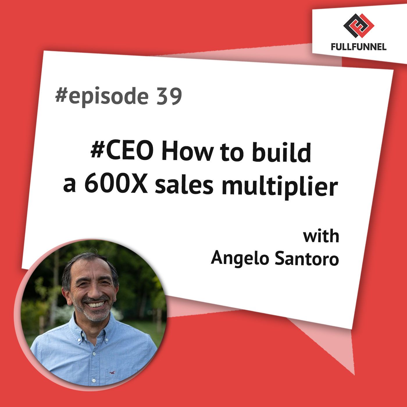 Episode 39.#CEO How to build a 600X sales multiplier  with Angelo Santoro