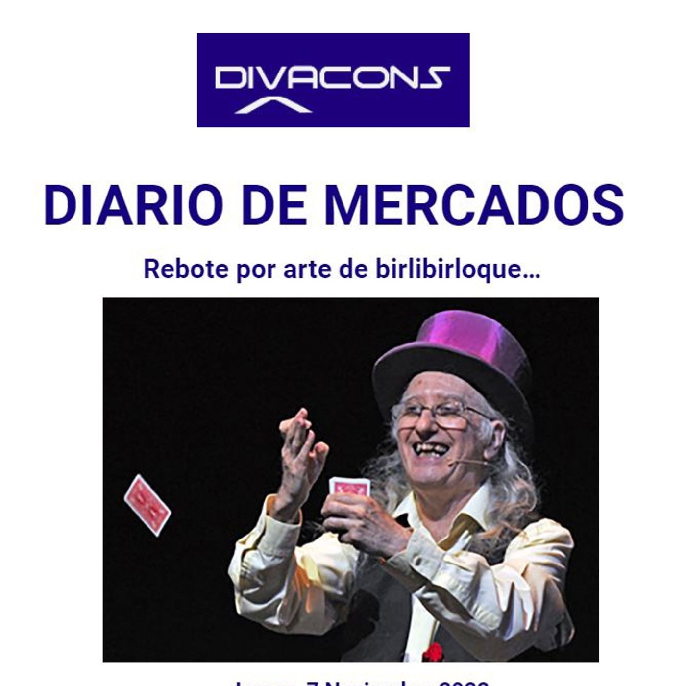 PODCAST DIARIO DE MERCADOS Lunes 7 Nov episode artwork