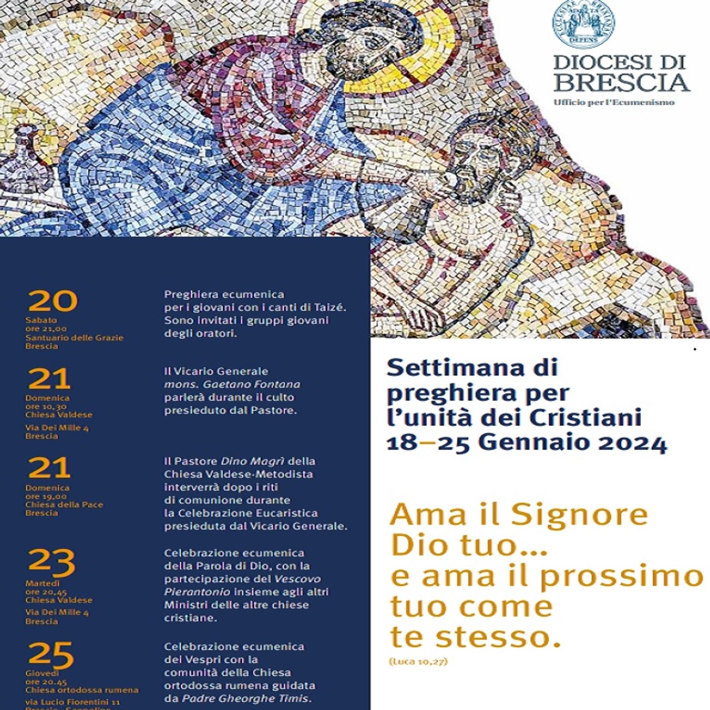 Dal 18 al 25 gennaio la Settimana di Preghiera per l'Unità dei Cristiani: intervista a don Claudio Zanardini  -  5 gennaio 2024 episode artwork