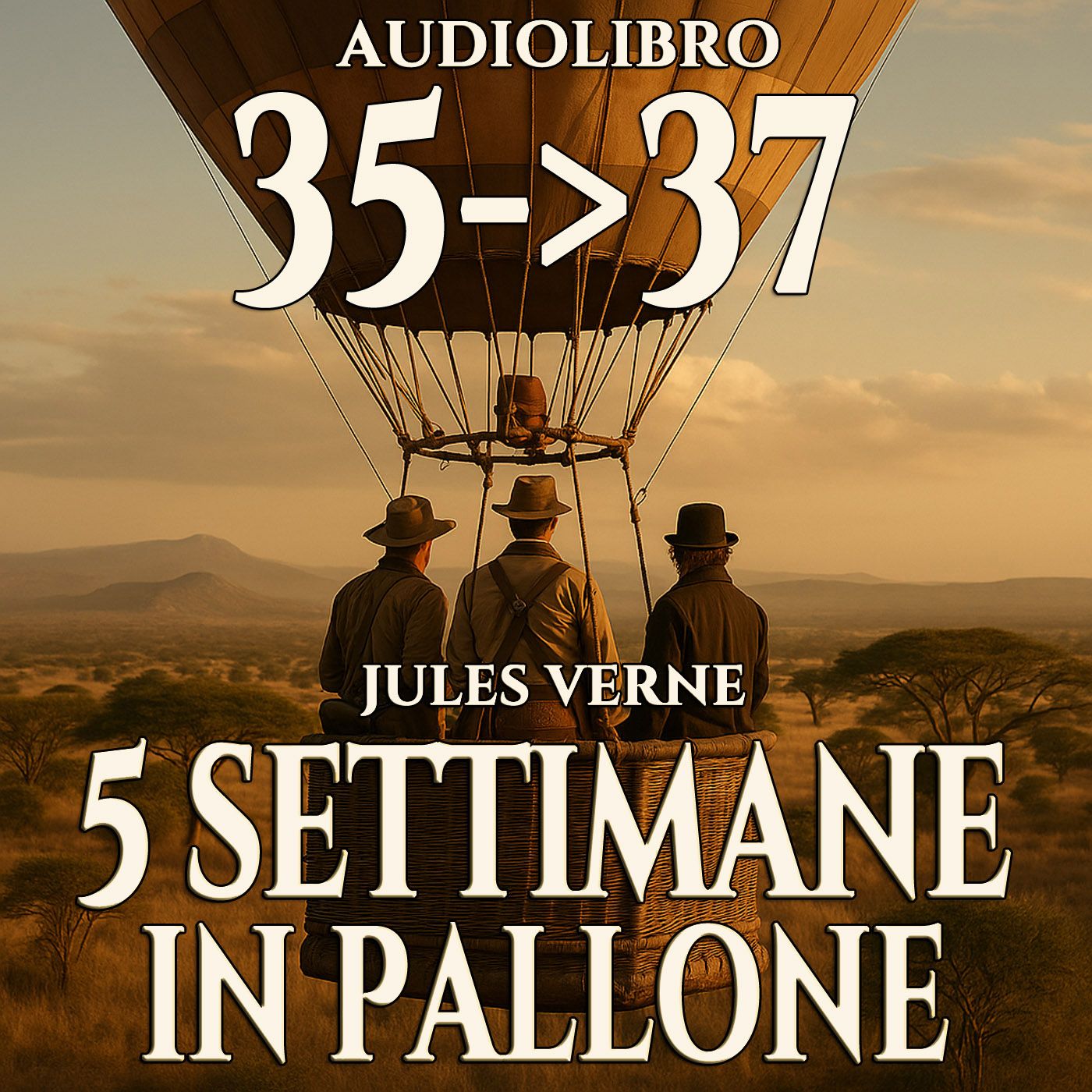 Audiolibro 5 Settimane in Pallone - Capitolo 35-36-37 - Jules Verne episode artwork