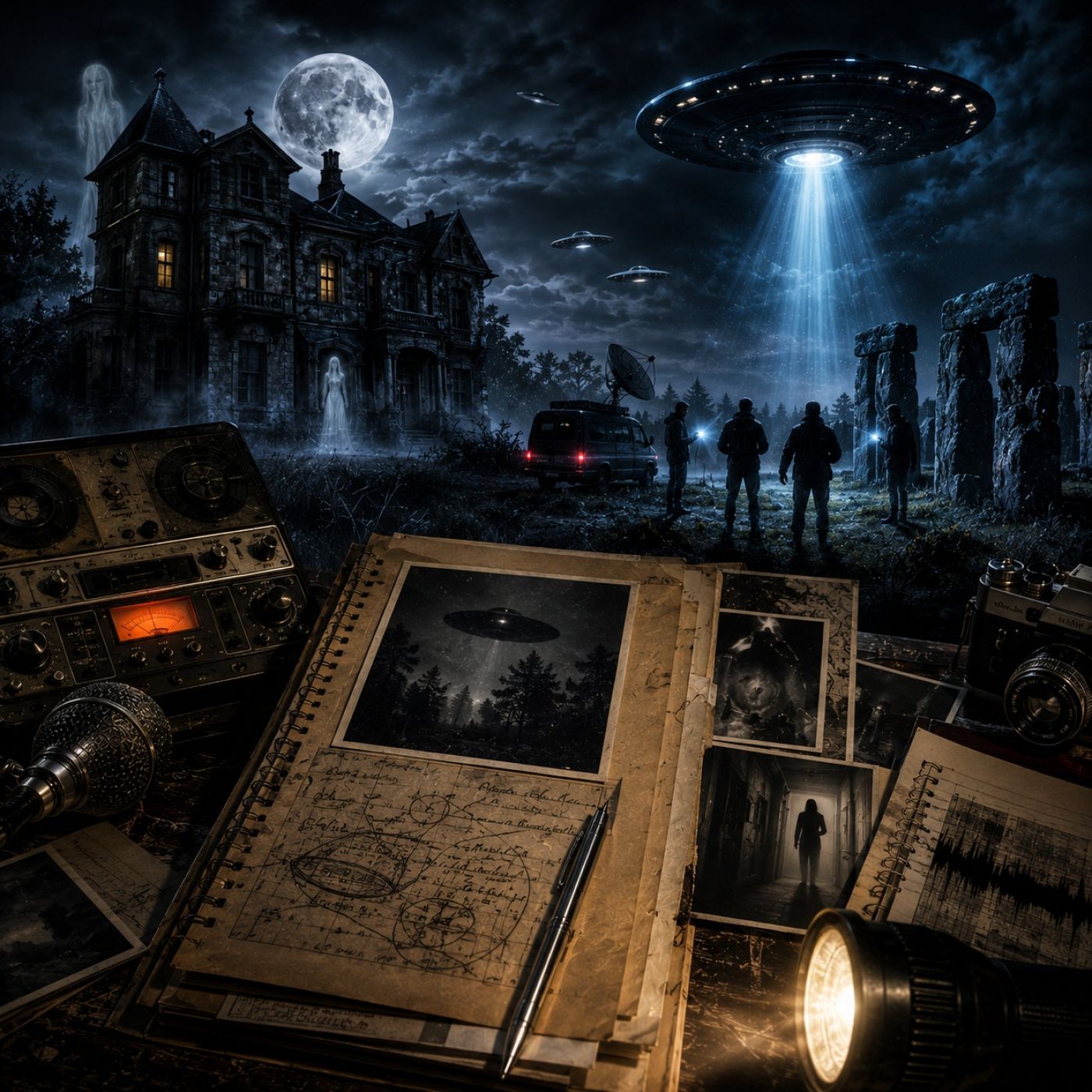 Voces del Misterio EXPRESS: Los mejores misterios de Javier Sierra: fantasmas, casas encantadas y OVNIs episode artwork