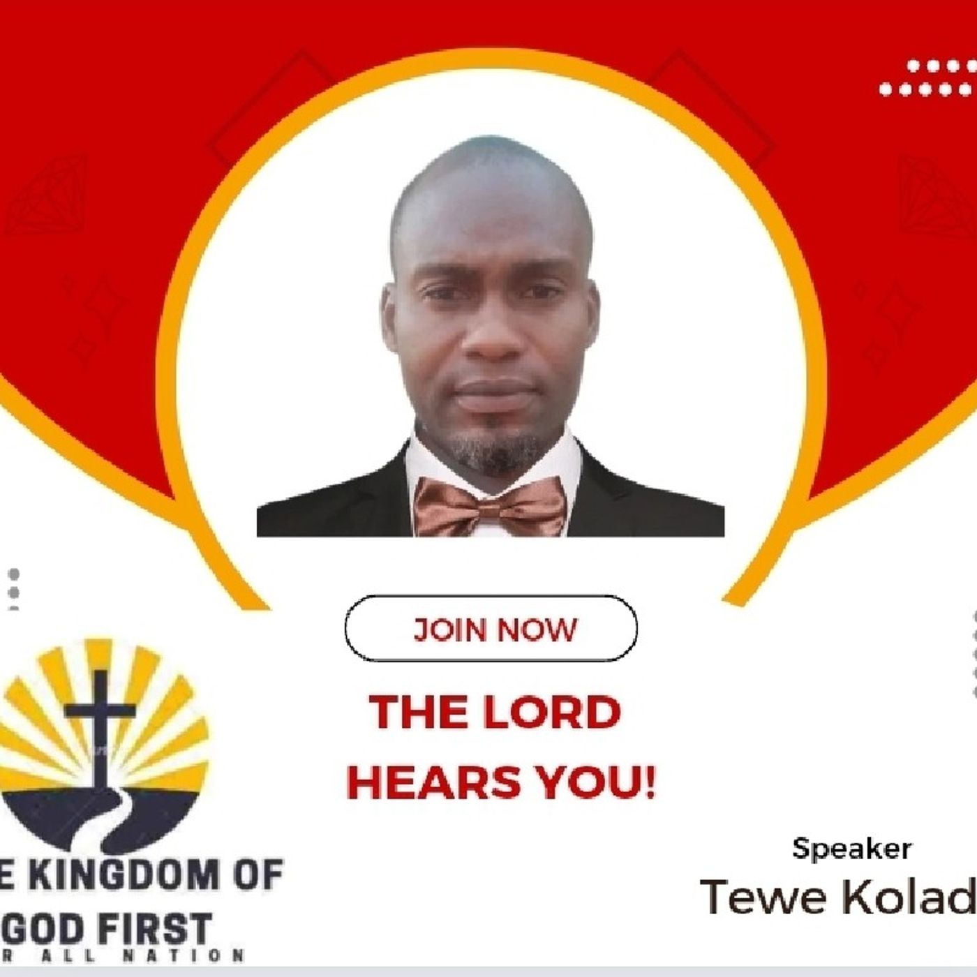 THE LORD HEARS YOU!
