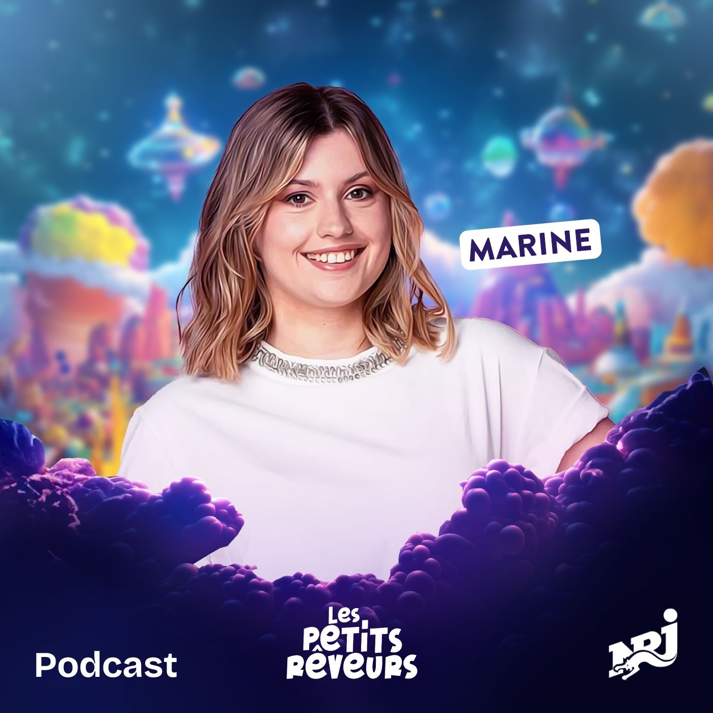 Marine et sa première chanson