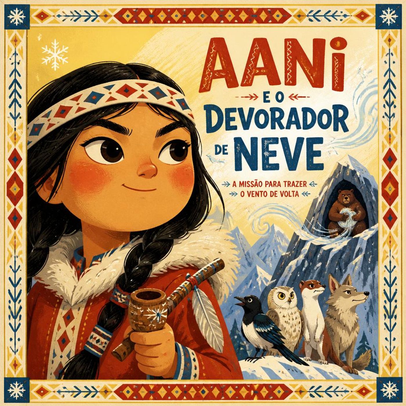 Aani e o Segredo do Vento Devorador de Neve ｜ Lenda indígena