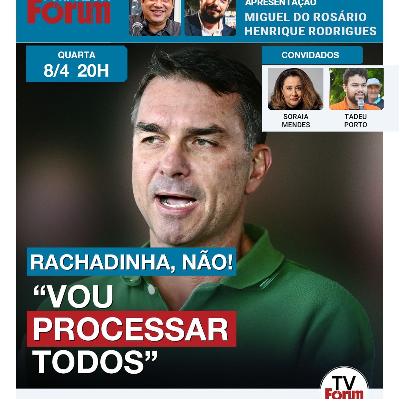 Flávio Bolsonaro avisa que processará TODOS que o ligarem a corrupção e à rachadinha episode artwork
