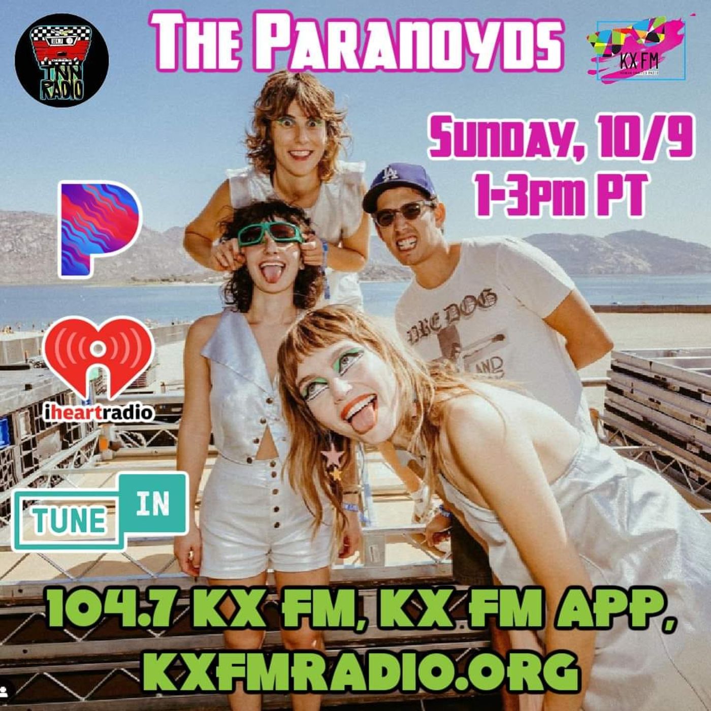 TNN RADIO | October 9, 2022 show with The Paranoyds episode artwork