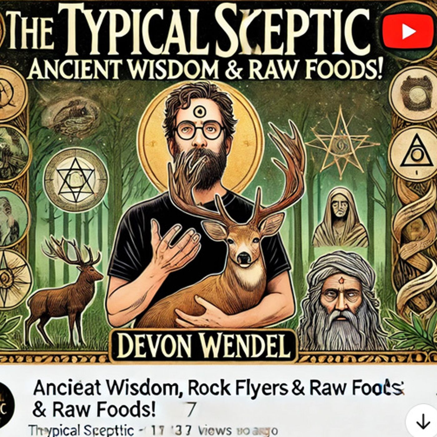Ancient Wisdom, Rock Flyers & Raw Foods | Devon Wendel on Typical Skeptic Podcast # 1846