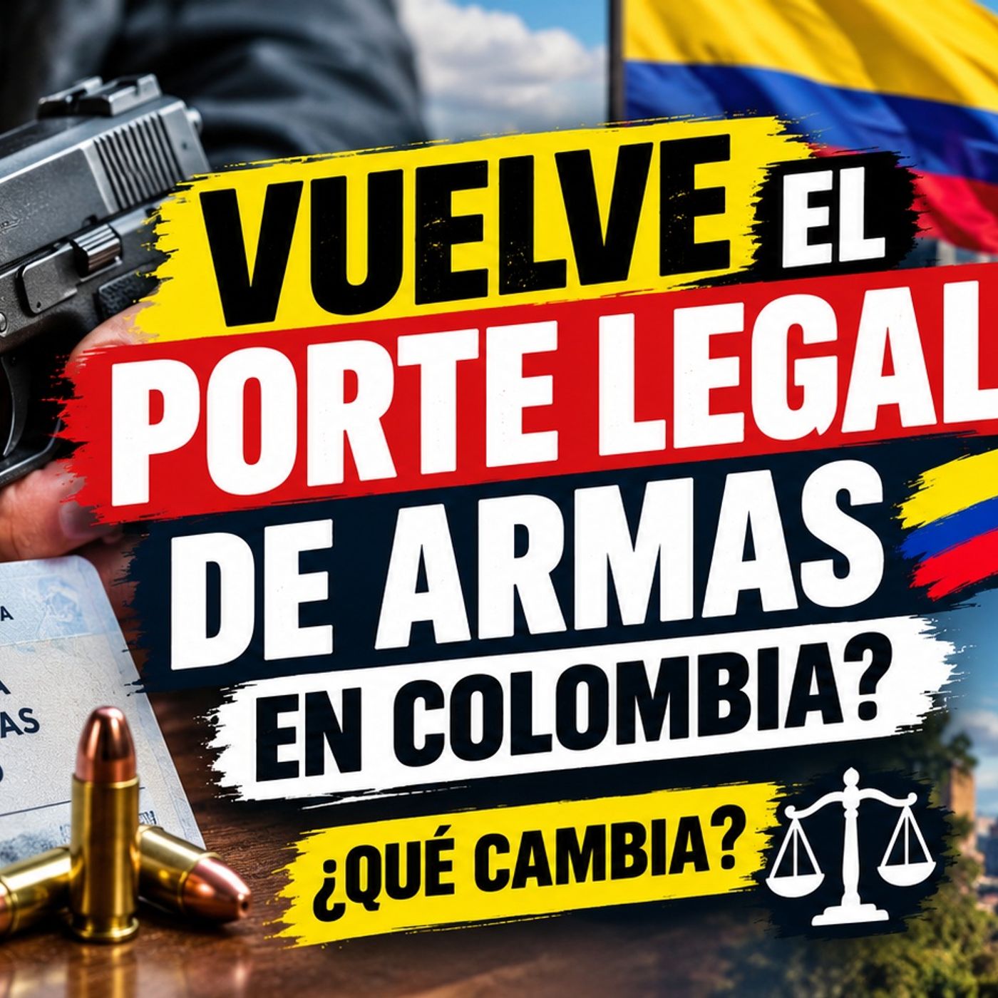 🇨🇴 ¿VUELVE el PORTE LEGAL de ARMAS en Colombia? 🔫⚖️ ¿Qué cambia? episode artwork