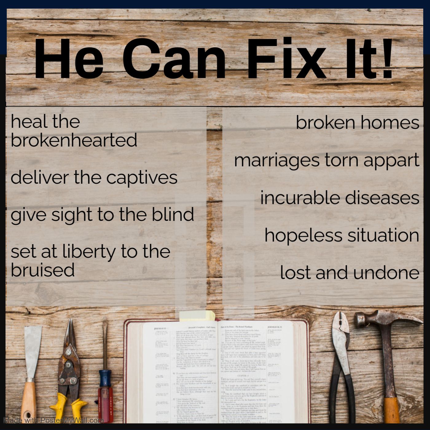 06/01/2025-Sunday AM- Pastor Jeff Crawley- He CAN Fix It! episode artwork