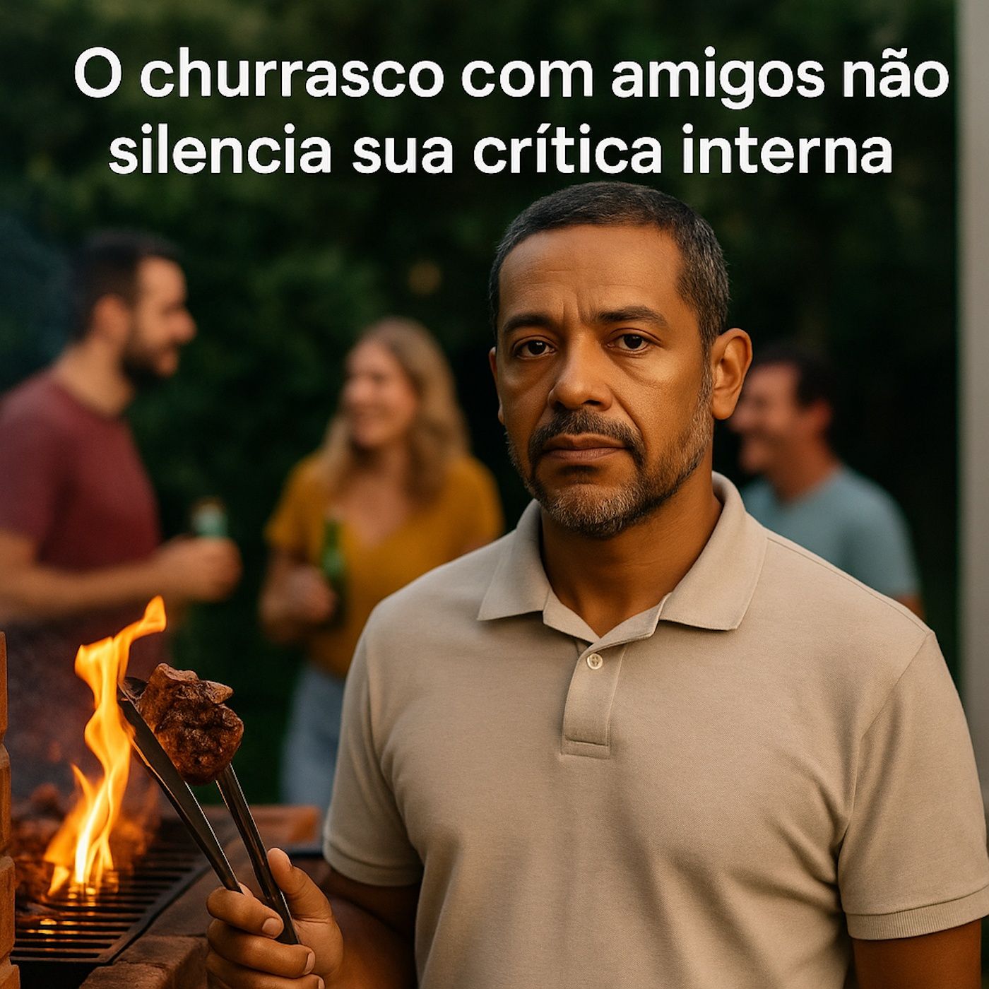 O churrasco com amigos não silencia sua crítica interna. episode artwork