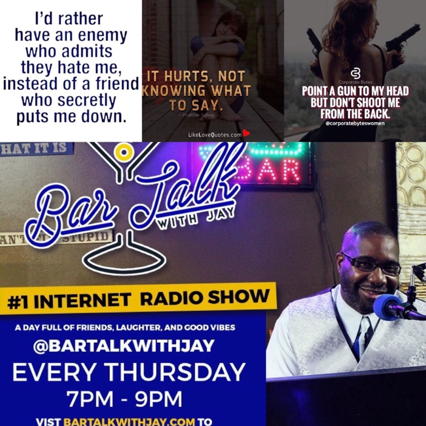 Bar Talk with Jay 5-4-2017 last week show #1