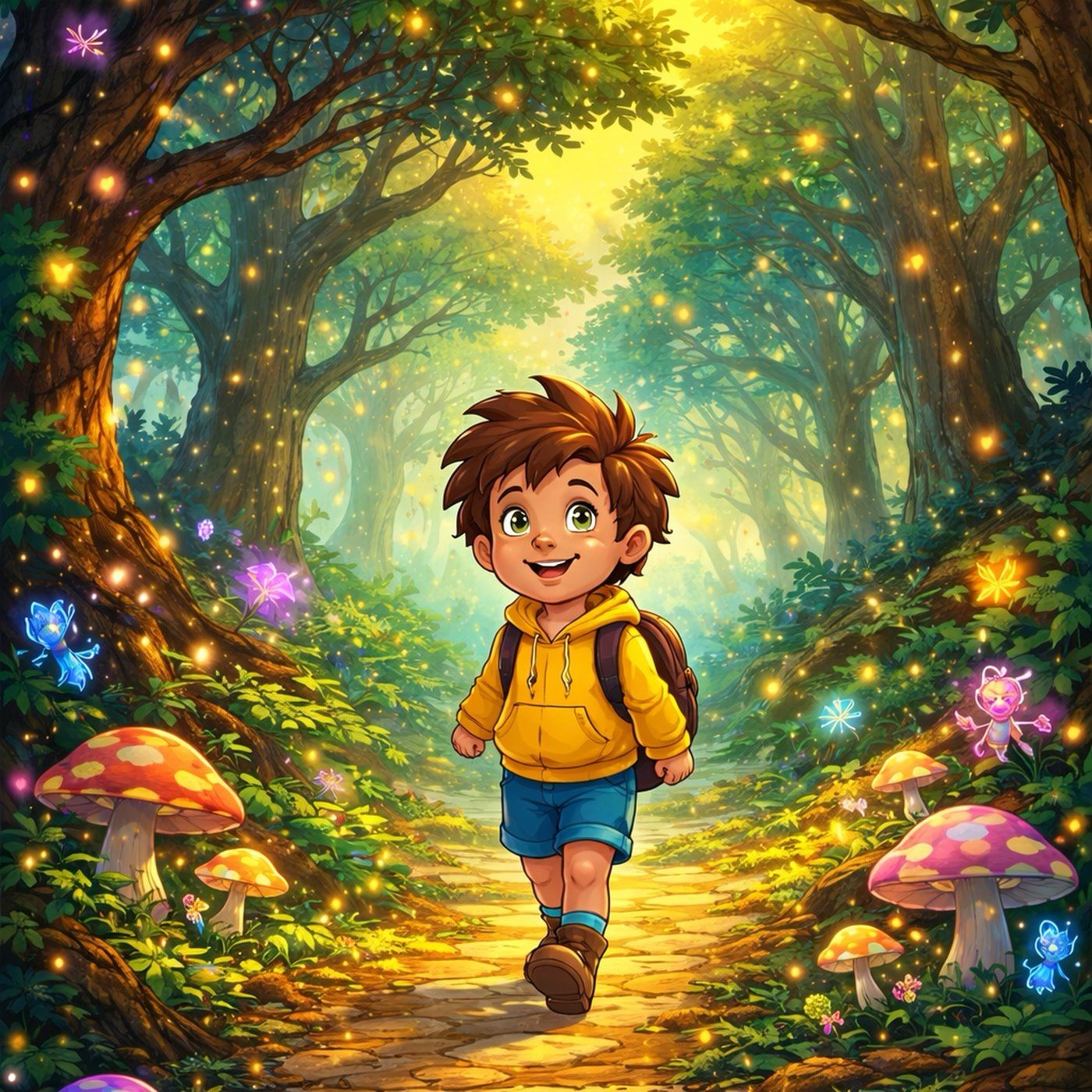 Leo y el bosque de los sonidos mágicos. podcast artwork