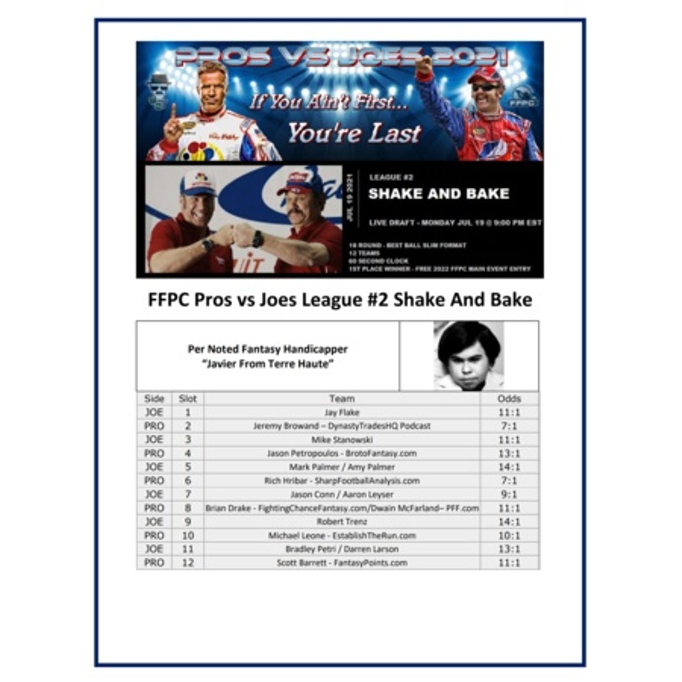 The High Stakes Fantasy Football Hour