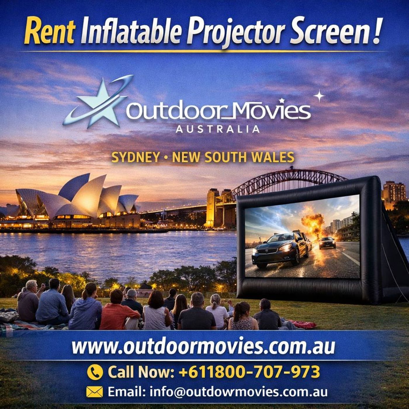 Rent Inflatable Projector Screen for Backyard Movie Nights in Sydney episode artwork