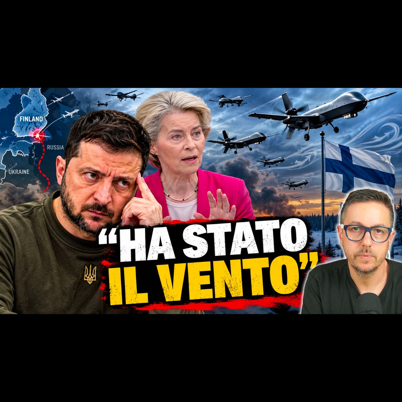 DRONI UCRAINI IN FINLANDIA | “DEVIATI DAL VENTO”? MA CHE SIGNIFICA?
