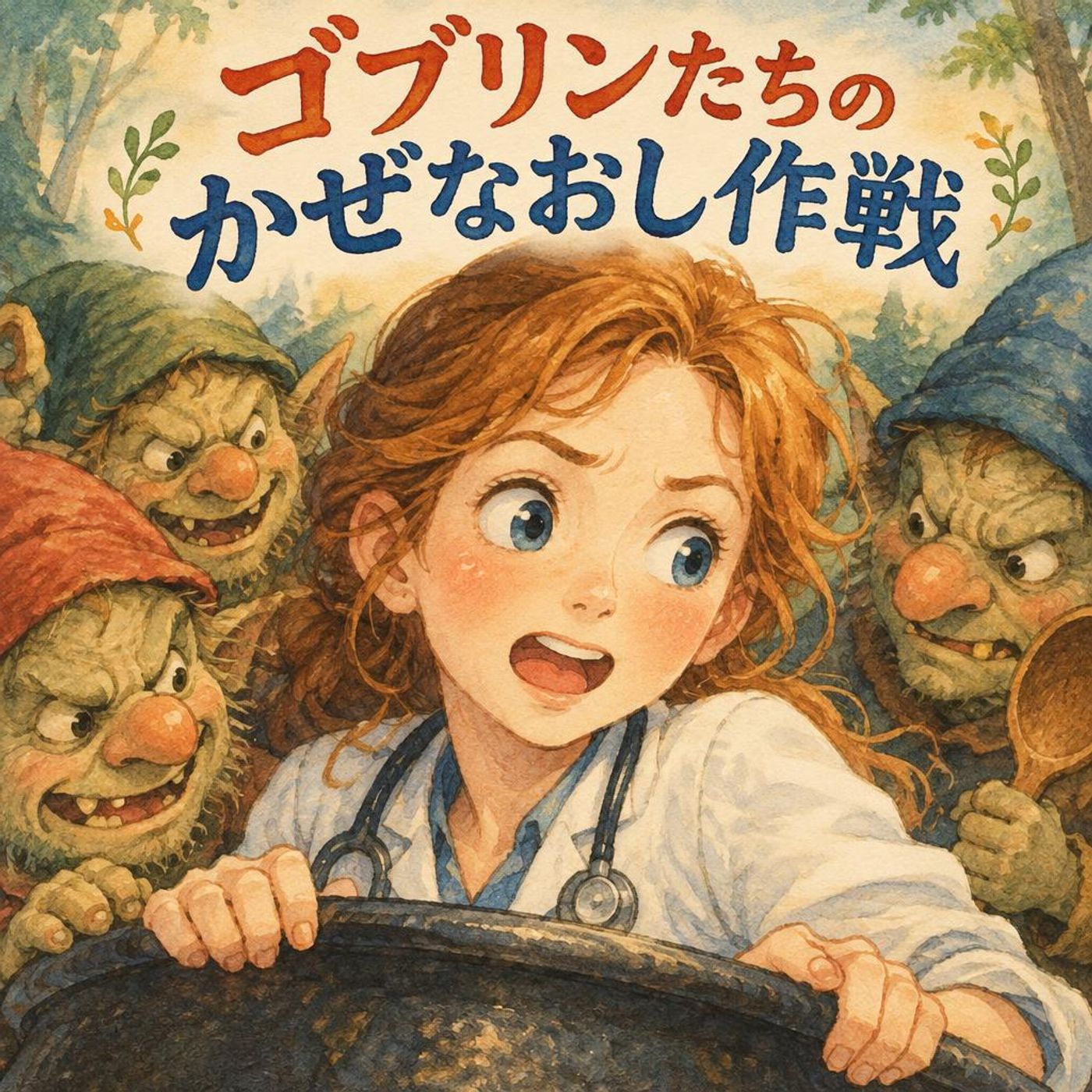 人間スープにされちゃう！？女医ルイーズと風邪ひきゴブリンの大ピンチ ｜【子ども向けのお話】 episode artwork