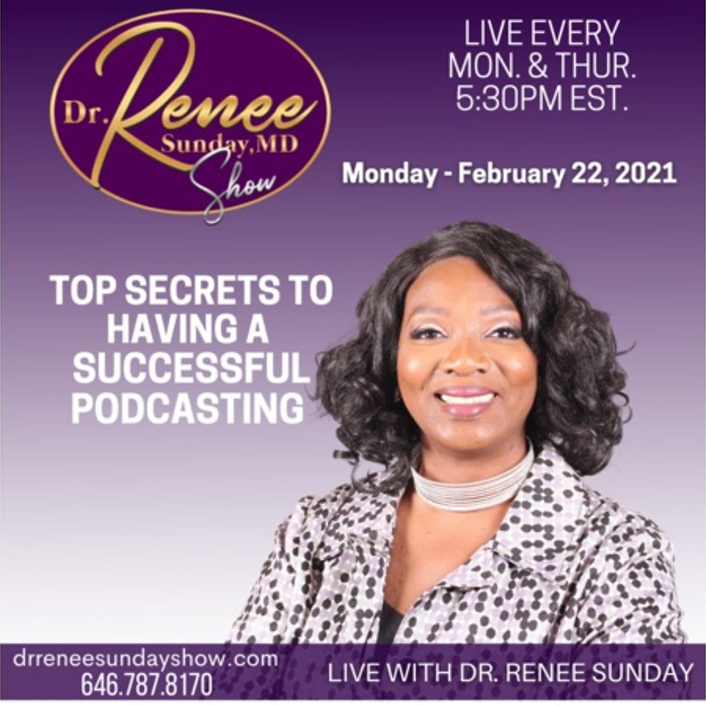 Dr. Renee Sunday\'s show