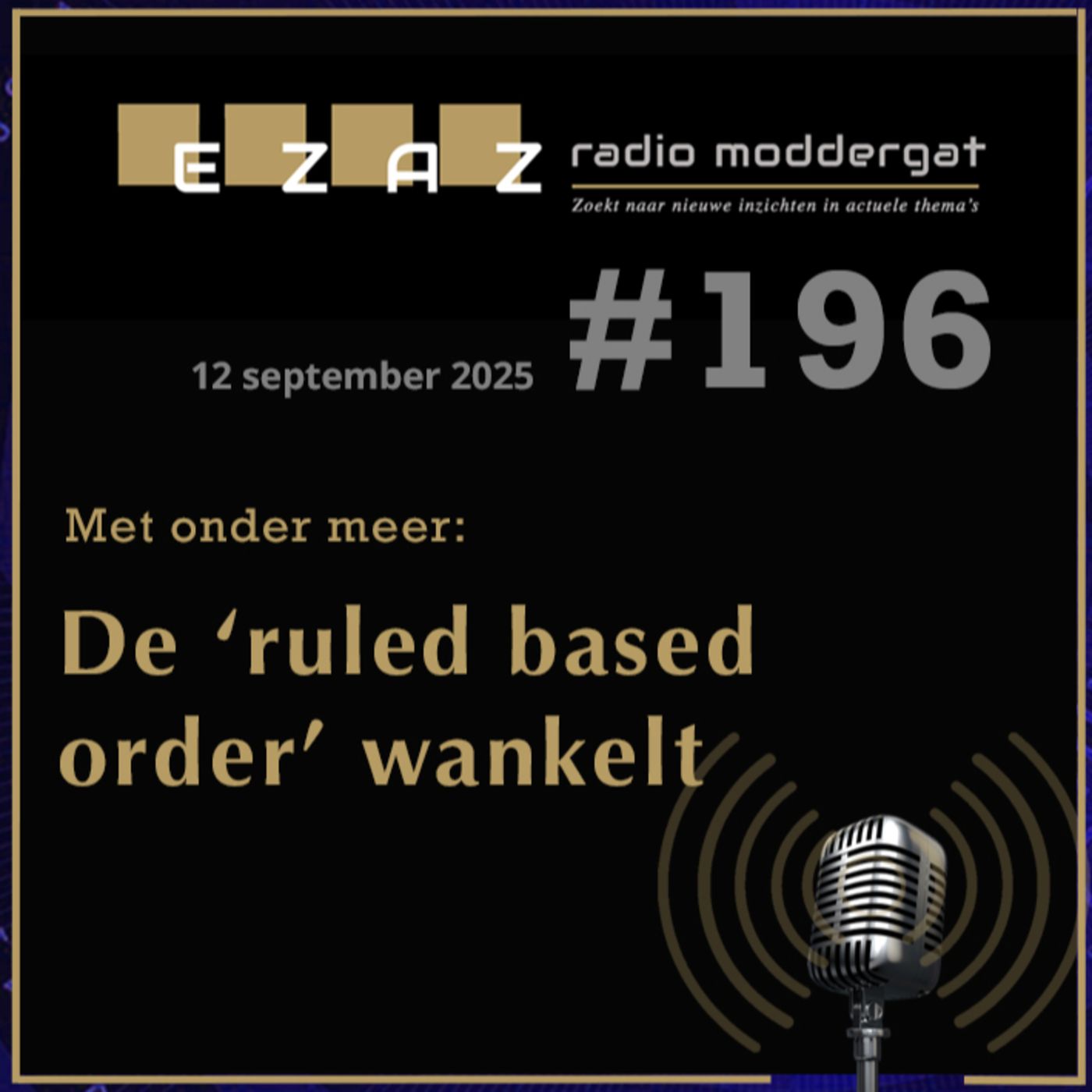 Radio Moddergat #196 - 2025-09-12 episode artwork