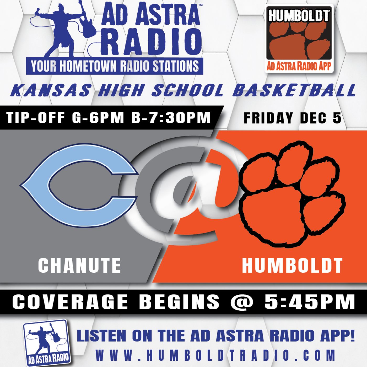 Chanute Blue Comets at Humboldt Cubs High School Basketball (December 5, 2025) episode artwork