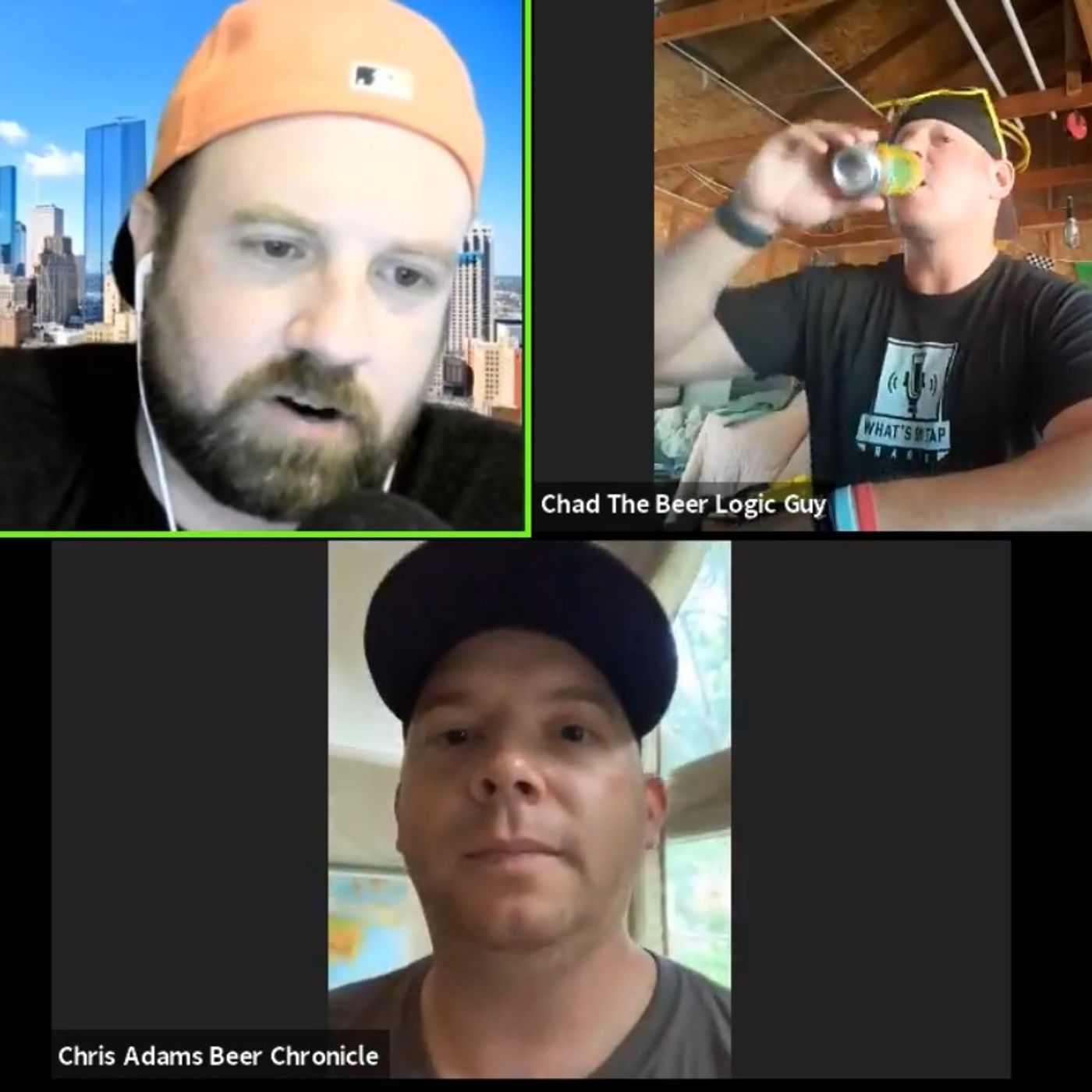 Drinking During Zoom Meetings.