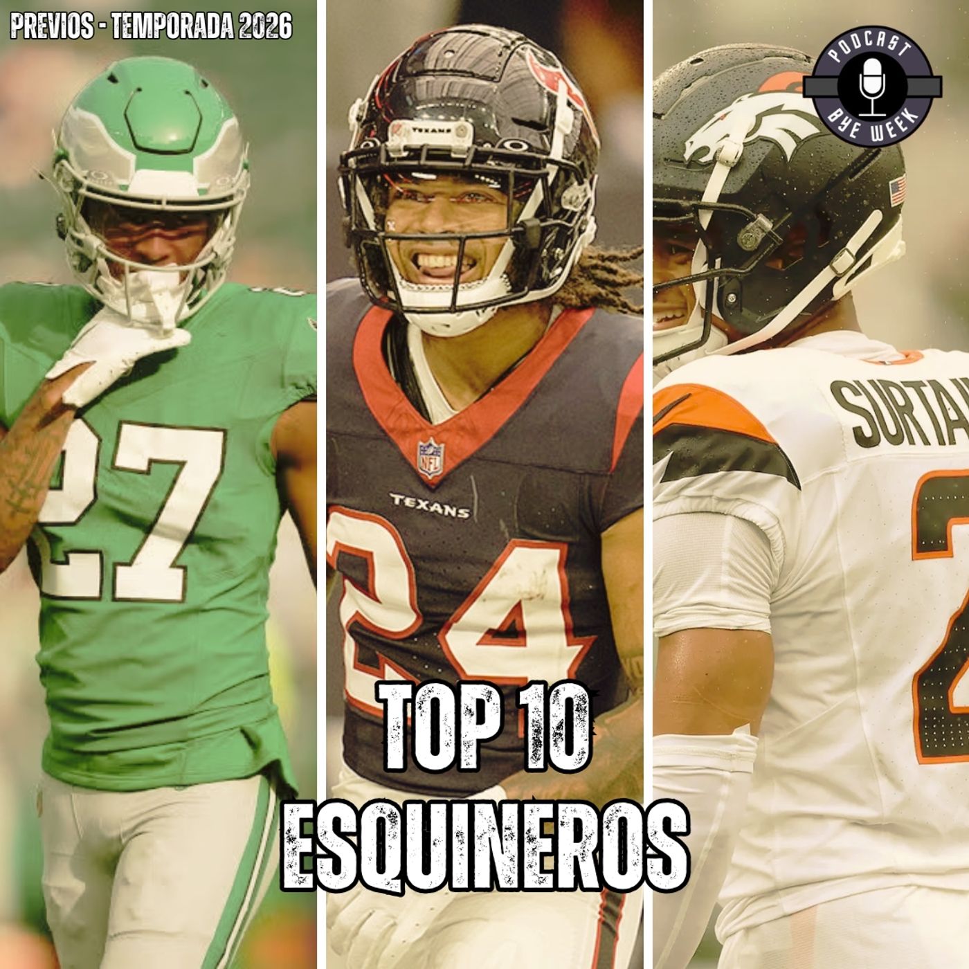 TOP 10 Esquineros - Patrick Surtain II sigue siendo el rey? Dos CBs buscan grandes extensiones. episode artwork