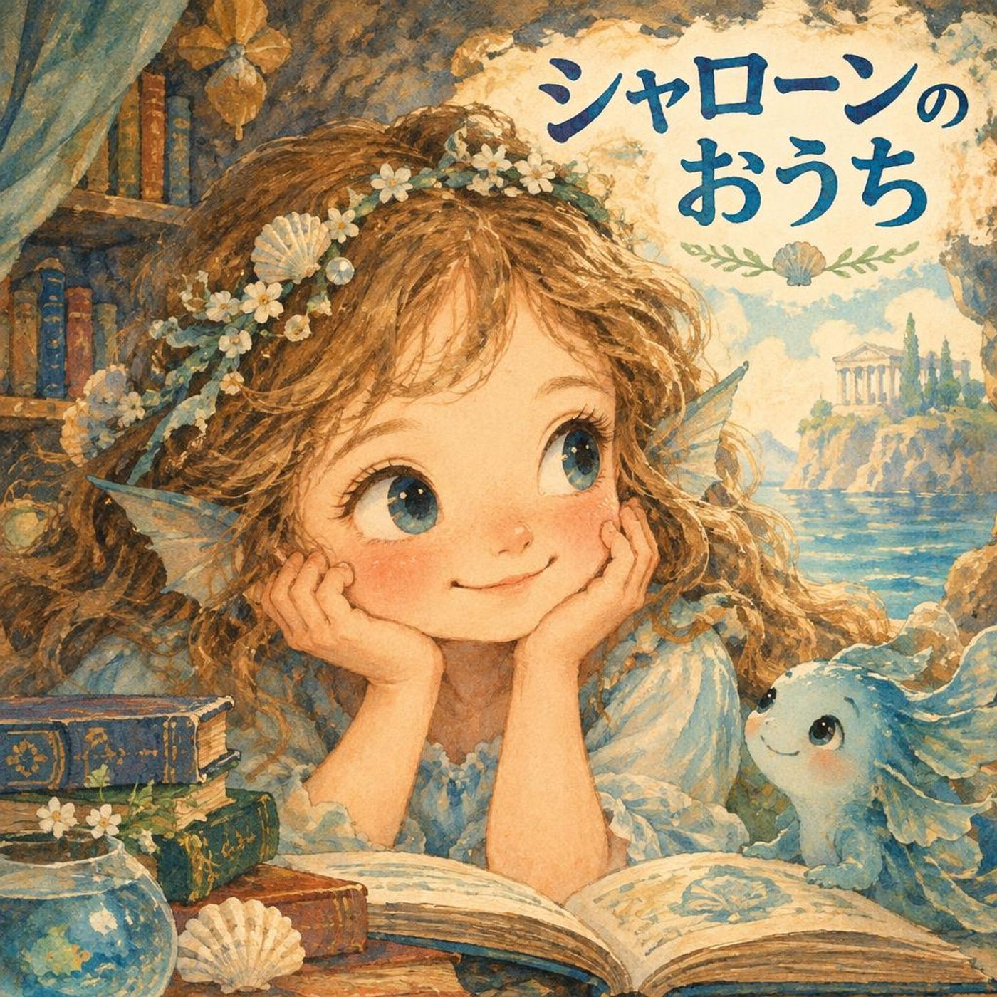おうち大好きな水妖精シャローン！神様たちからの豪華なお誘い！？ ｜【ギリシャ神話】 episode artwork