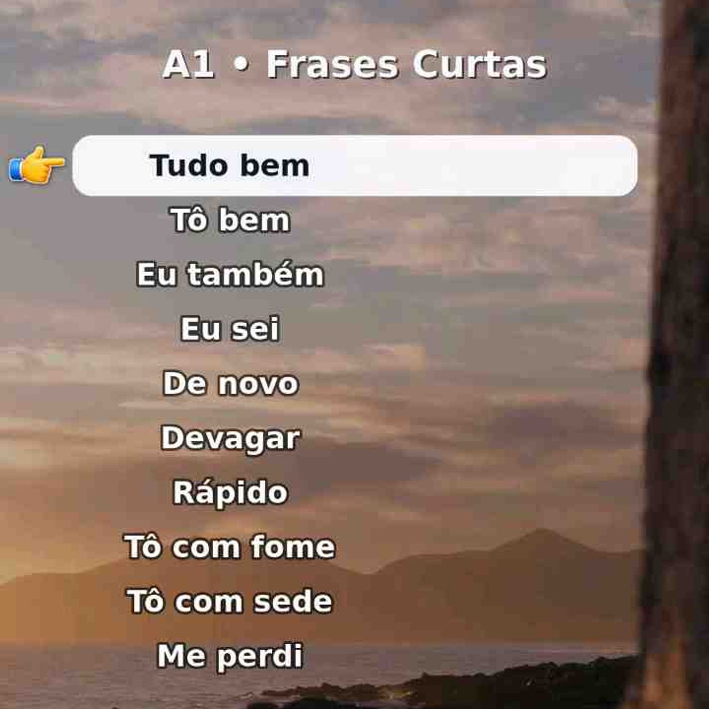 Salve a lista e repita_ frases curtas. episode artwork