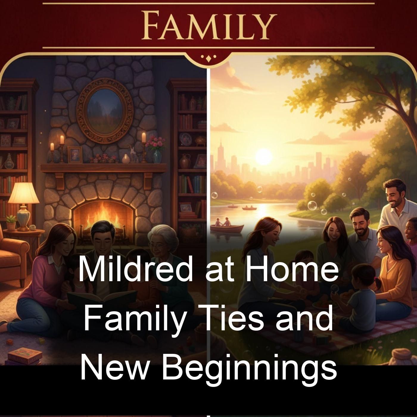 Mildred at Home Family Ties and New Beginnings cover art