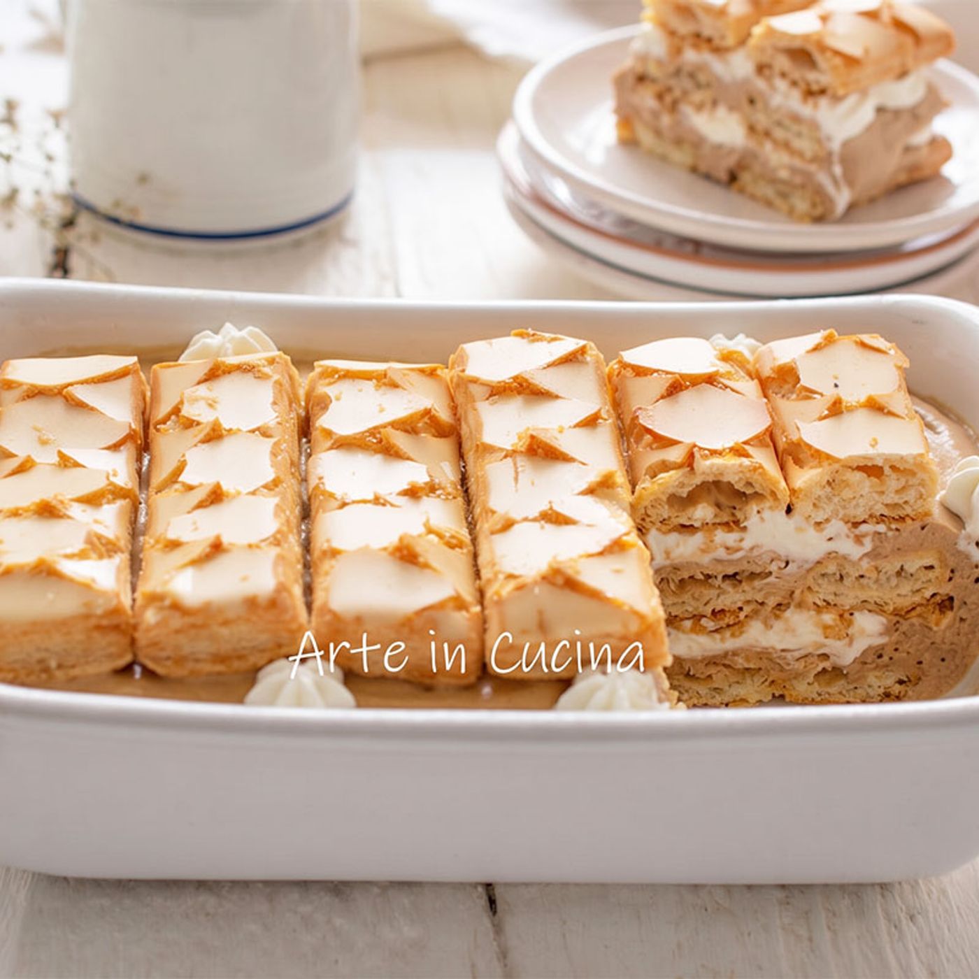 TIRAMISù di SFOGLIATINE CAFFè e PANNA