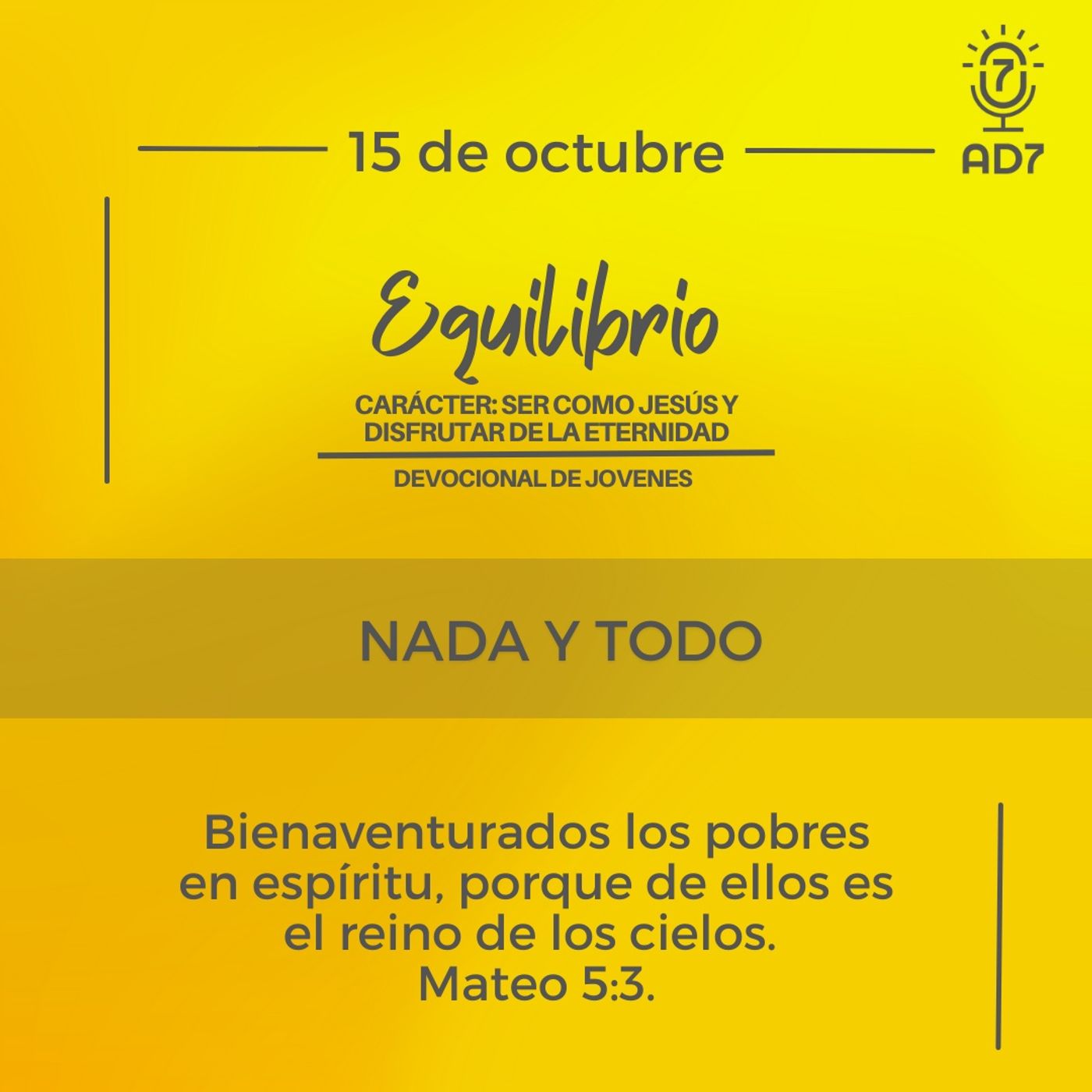 AD7 Devocional - Diferente / Inverso