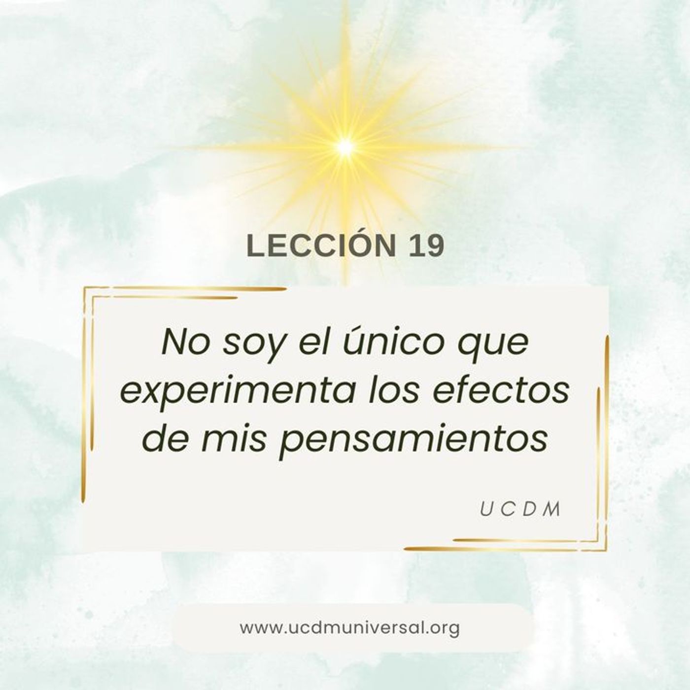 UCDM Universal LECCIÓN DEL DÍA